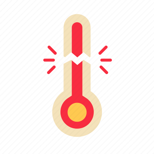 Thermometer, fahrenheit, hot, temperature, heat, weather, medical icon - Download on Iconfinder