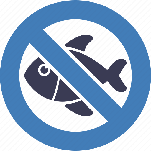 Fish, carcass, extinction of species, prohibited, no, stop icon - Download on Iconfinder