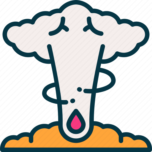 Explosion, nuclear, danger, fire, radiation icon - Download on Iconfinder