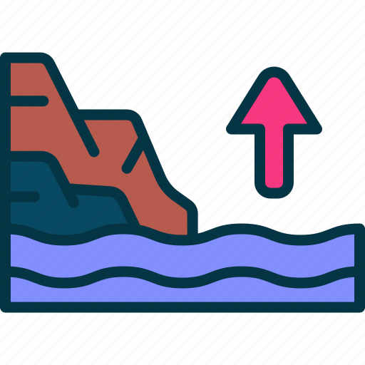 Sea, level, ocean, measurement, climate icon - Download on Iconfinder