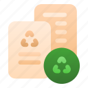 enviromental, report, paper, recycle, document