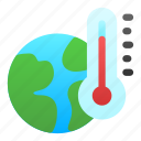 global, warming, thermometer, hot, temperature, earth