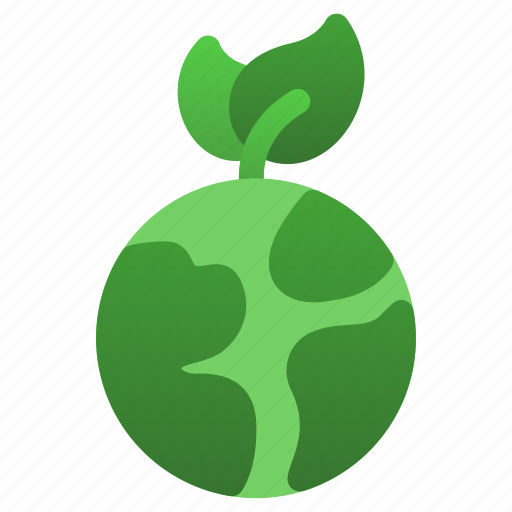 Green, earth, globe, leafs, plant, environment icon - Download on Iconfinder