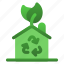 green, house, recycle, clean, renewable 
