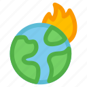 earth, fire, global, warming