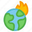 earth, fire, global, warming 