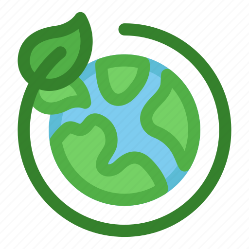 Earth, globe, leafs, ecology, environment icon - Download on Iconfinder