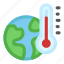 global, warming, thermometer, hot, temperature, earth 