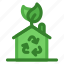 green, house, recycle, clean, renewable 
