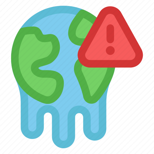 Melting, earth, globe, global, warming, warning, danger icon - Download on Iconfinder