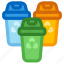 recycle, recycling, bin, trash, cans 