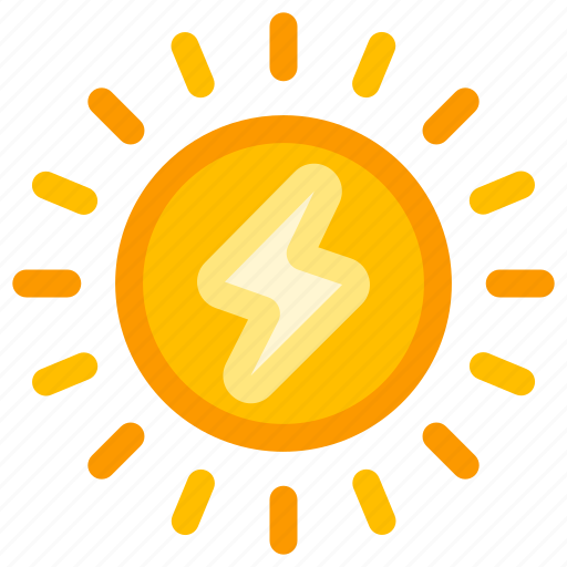 Solar, sun, energy, bolt, electricity icon - Download on Iconfinder