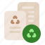enviromental, report, paper, recycle, document 