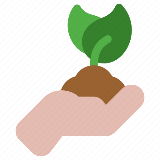 Plant, hand, leaf, growth, care icon - Download on Iconfinder