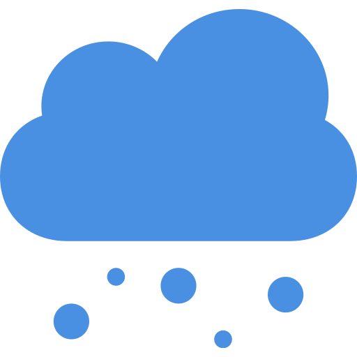 Cloud, cloudy, forecast, snow, snowy, weather icon - Free download