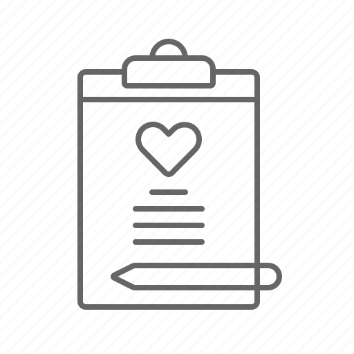 Clipboard, heart, task icon - Download on Iconfinder