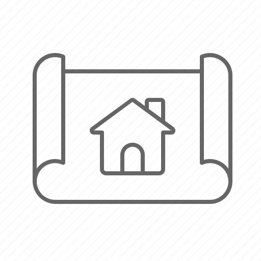 Blueprint, house, property icon - Download on Iconfinder