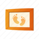 newborn, footprints, baby, infant