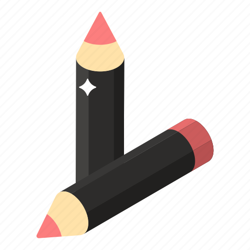Cosmetic, eye pencils, eyeliner, lip pencils, makeup, makeup pencils icon - Download on Iconfinder