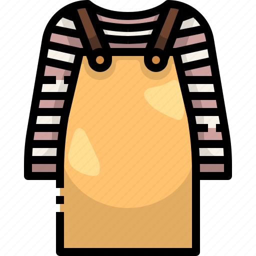 Bib, bib skirt, clothing, fashion, skirt, stylish skirt, woman clothes icon - Download on Iconfinder