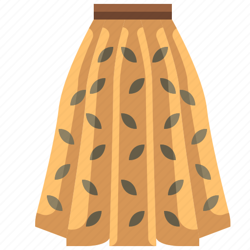 Clothes, clothing, fashion, female, garment, long skirt, skirt icon - Download on Iconfinder