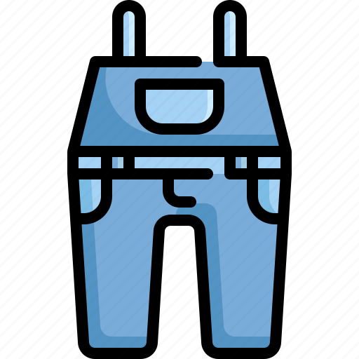 Clothes, clothing, denim, dungarees, fashion, jeans icon - Download on Iconfinder