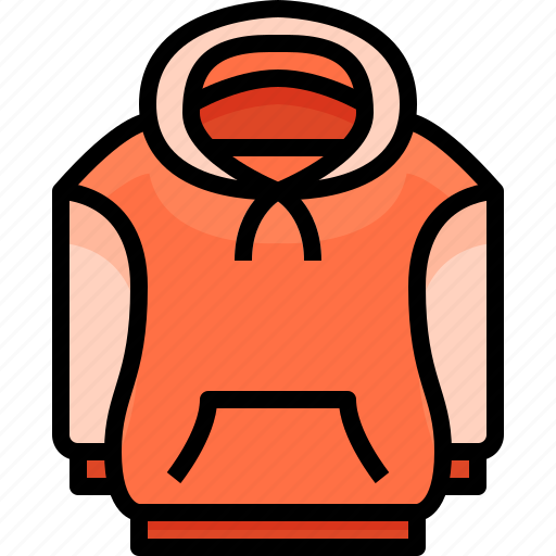 Hoodie, clothes, sweatshirt, fashion, garment icon - Download on Iconfinder