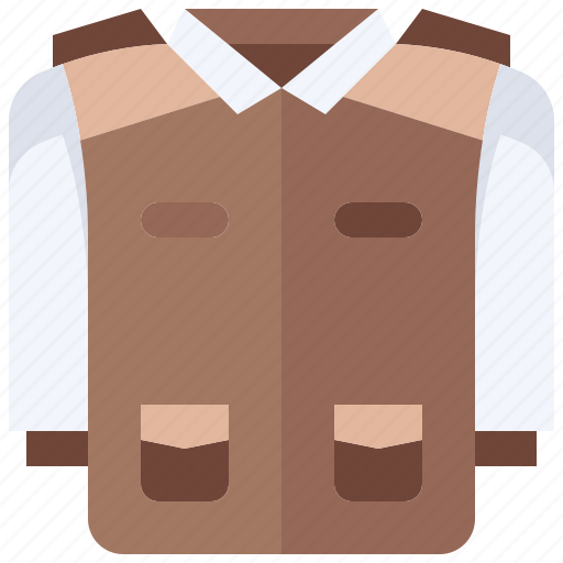 Coat, archaeologist, uniform, clothing, jacket icon - Download on Iconfinder