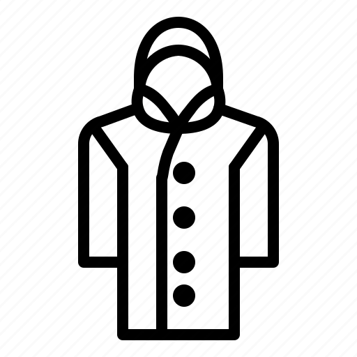 Cold, clothing, adventure, jacket, raincoat, clothes, wear icon - Download on Iconfinder