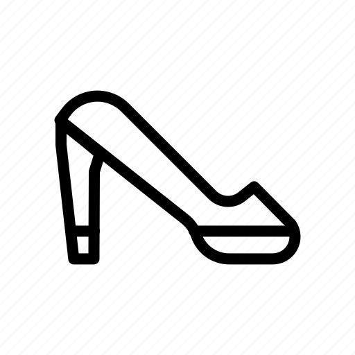 High, heel, woman, shoes, fashion, work icon - Download on Iconfinder
