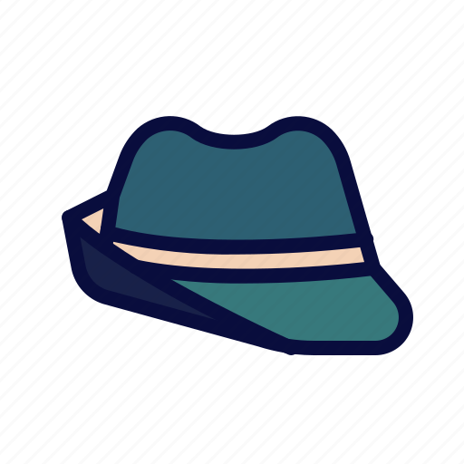 Hat, fedora, bowler, fashion icon - Download on Iconfinder