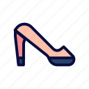 high, heel, woman, shoes
