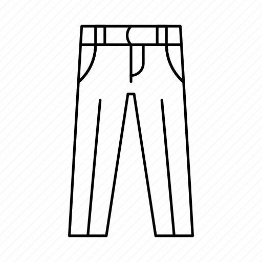 Clothes, clothingfashion, manpants icon - Download on Iconfinder