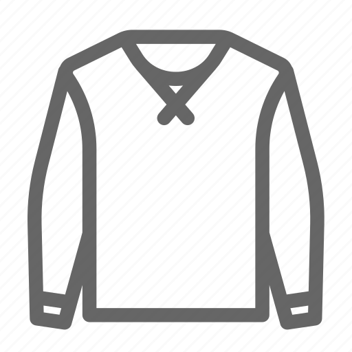 Cloth, coat, overcoat, sweater icon