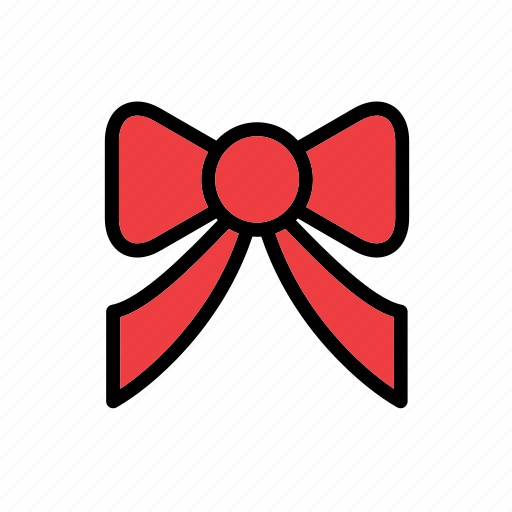 Accessory, bow, clothes, clothing, fashion, garment, red icon - Download on Iconfinder