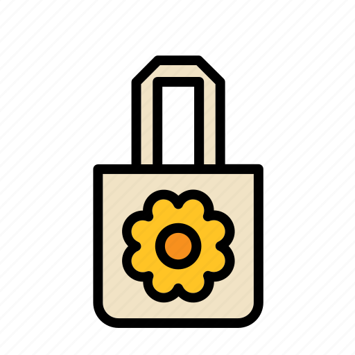 Accessory, bag, clothes, clothing, flower, garment icon - Download on Iconfinder