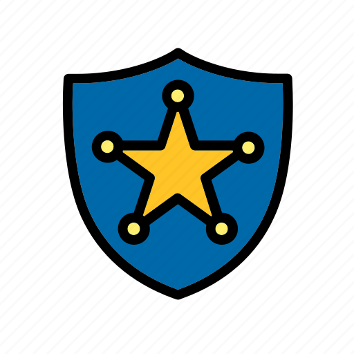 Accessory, badge, clothes, clothing, police, sheriff, star icon - Download on Iconfinder