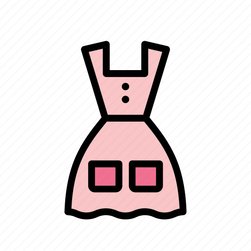 Accessory, clothes, clothing, dress, fashion, garment, pink icon - Download on Iconfinder