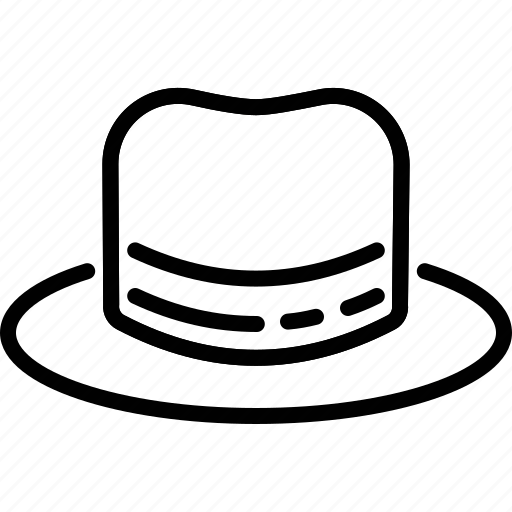 Gentleman, hat, head wear, magician, round, summer, wizard icon - Download on Iconfinder