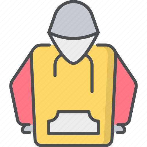 Hoodie, hoody, wear, clothes, clothing, jacket, sweater icon - Download on Iconfinder