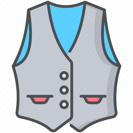Waistcoat, jacket, suit, vest, fashion, outfit icon - Download on Iconfinder