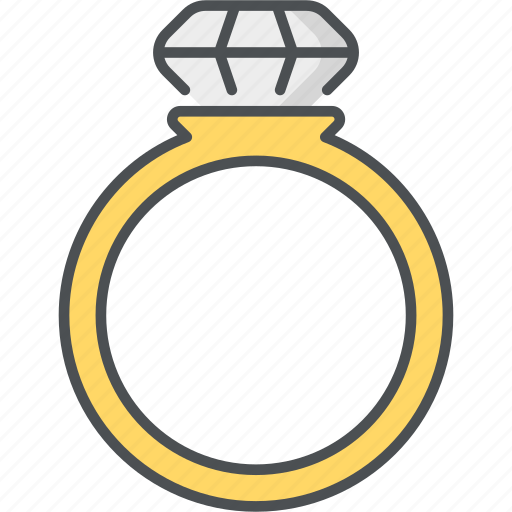 Ring, diamond, proposal, wedding, present, fashion, finger ring icon - Download on Iconfinder