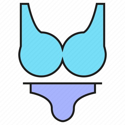 Bra, brassiere, fashion, style, swimsuit, swimwear, underwear icon - Download on Iconfinder