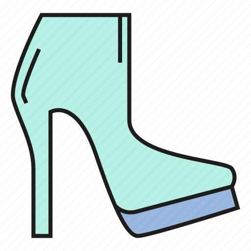 Boot, fashion, footwear, high heel, shoe, style icon - Download on Iconfinder