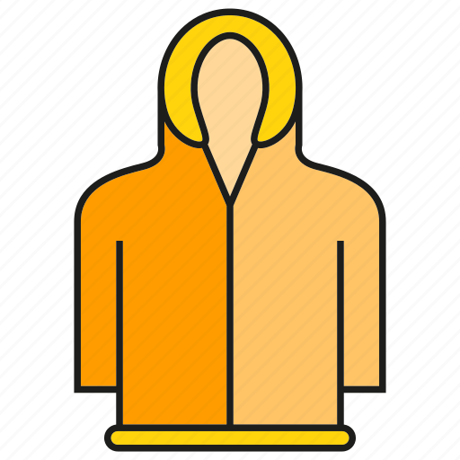 Cloth, fashion, garment, hood, style, sweater, waistcoat icon - Download on Iconfinder
