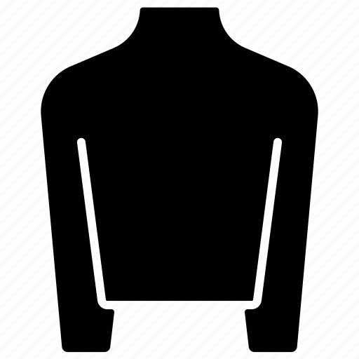 Clothes, long, outfit, shirt, sleeve, sweater, turtleneck icon - Download on Iconfinder