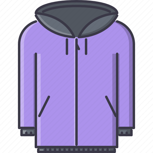 Clothes, fashion, hood, hoodies, jacket, look, style icon - Download on Iconfinder