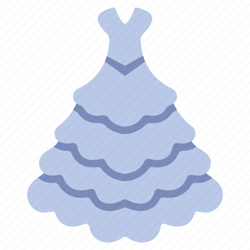Bride, clothes, clothing, dress, garment, wear, wedding icon - Download on Iconfinder