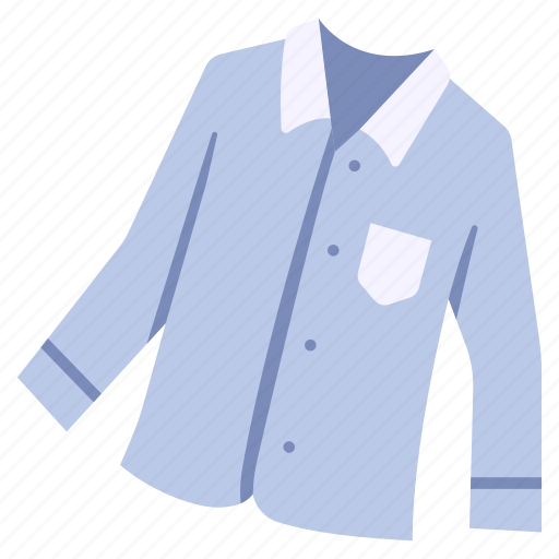Clothes, clothing, garment, long, shirt, sleeve, wear icon - Download on Iconfinder