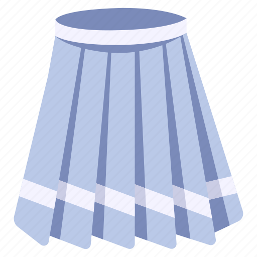 Clothes, clothing, female, skirt, student, wear, woman icon - Download on Iconfinder